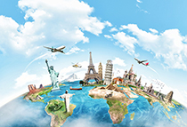 دانلود وکتور زیبا با موضوع مسافرت و جهان گردی دور دنیا