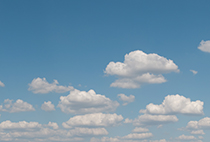 دانلود عکس زیبای پانومرا از ابرهای زیبا در آسمان آبی