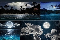 دانلود مجموعه عکس های آسمان زیبا و ستارگان در شب