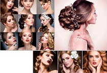 دانلود مجموعه عکس های استوک مدل موی عروس