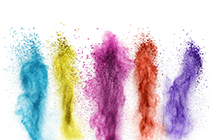 دانلود عکس استوک پودر رنگ پخش شده