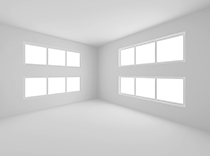 دانلود عکس استوک اتاق سفید خالی