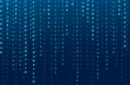 عکس رایگان پس زمینه آبی دیجیتال رمزارزها با کیفیت بالا