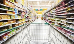 خرید عکس سوپرمارکت و سبد خرید با کیفیت بالا