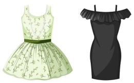 12 وکتور لباس زنانه لایه باز برای ادیت