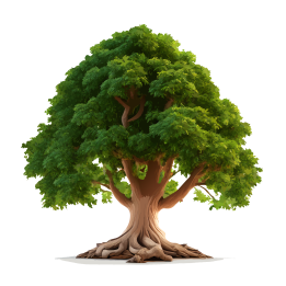 فایل عکس Png دوربری شده درخت کارتونی