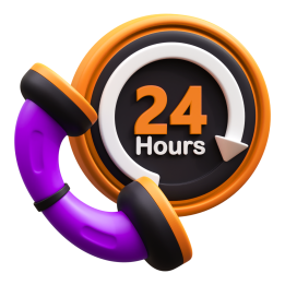 عکس PNG خدمات پشتیبانی شبانه روزی