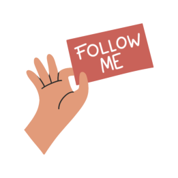 فایل PNG من را دنبال کنید Follow me