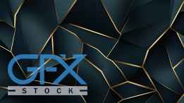 بک گراند لاکچری خطوط هندسی با نوار طلایی رنگ