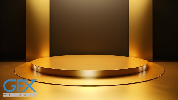 عکس بک گراند طلایی برای معرفی محصول