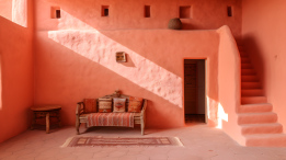 عکس نمای داخلی خانه سنتی و قدیمی