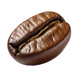 فایل PNG دانه قهوه دوربری شده با کیفیت بالا
