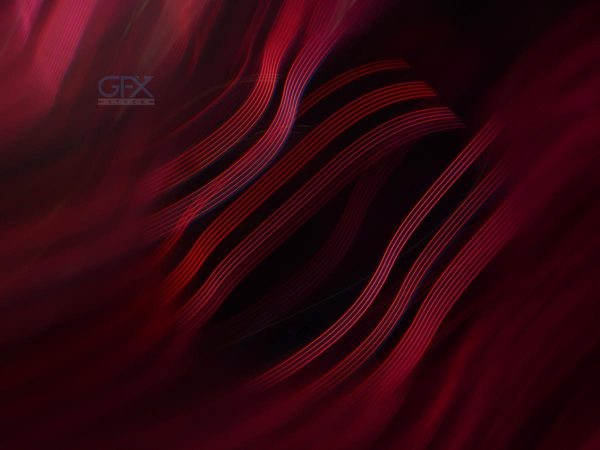 امواج نور قرمز Wavy Red Light - پس‌زمینه Abstract