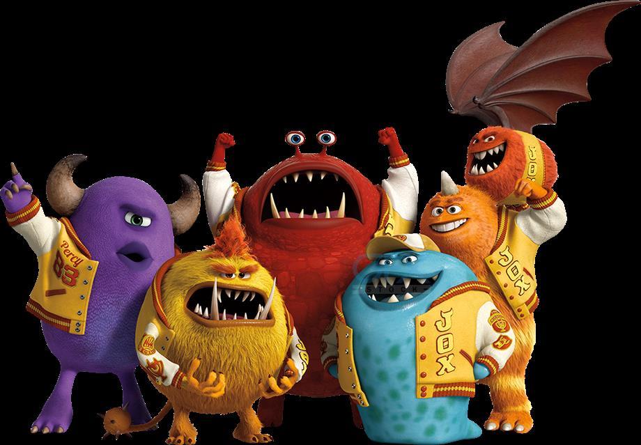 شخصیت‌های کارتون Monsters University PNG Clipart