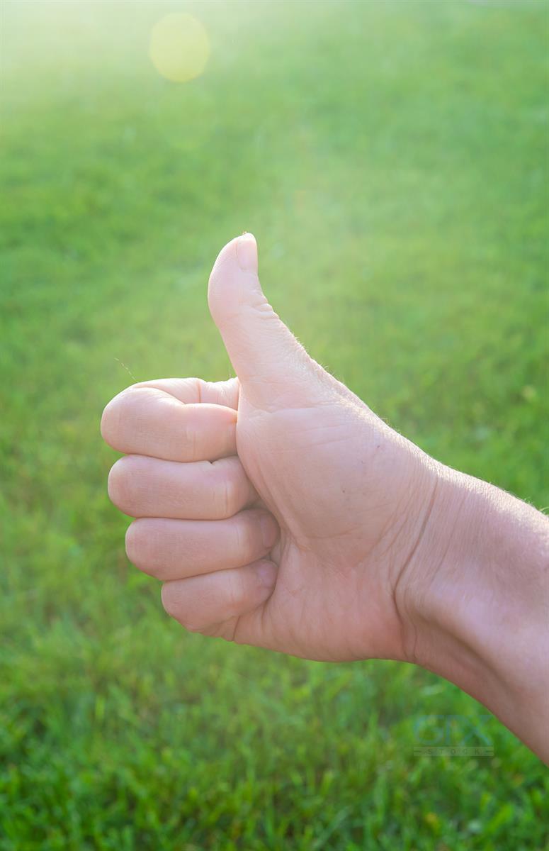 عکس دست نشان دادن لایک Thumbs Up Hand Gesture