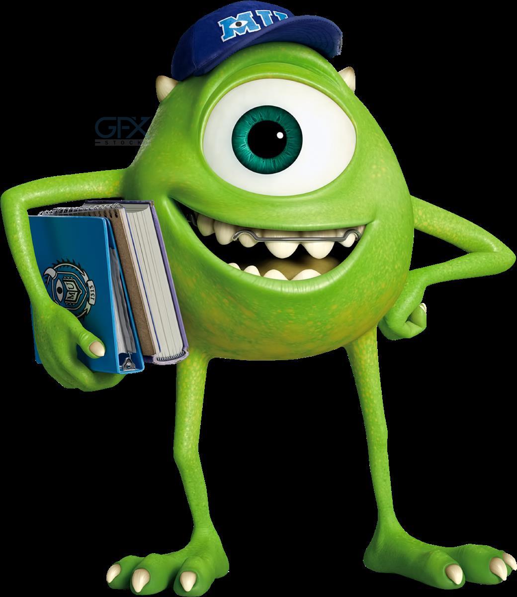 عکس دوربری مایک وازوفسکی Mike Wazowski PNG 3D