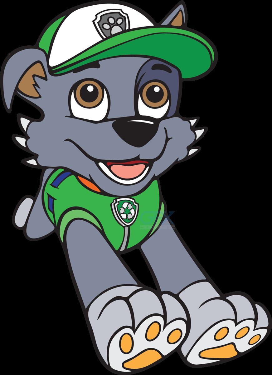 عکس دوربری سگ راکی Paw Patrol Rocky PNG