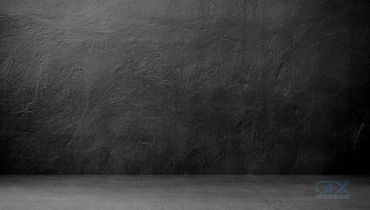 بک گراند دیوار بتنی مشکی Textured Black Wall Background