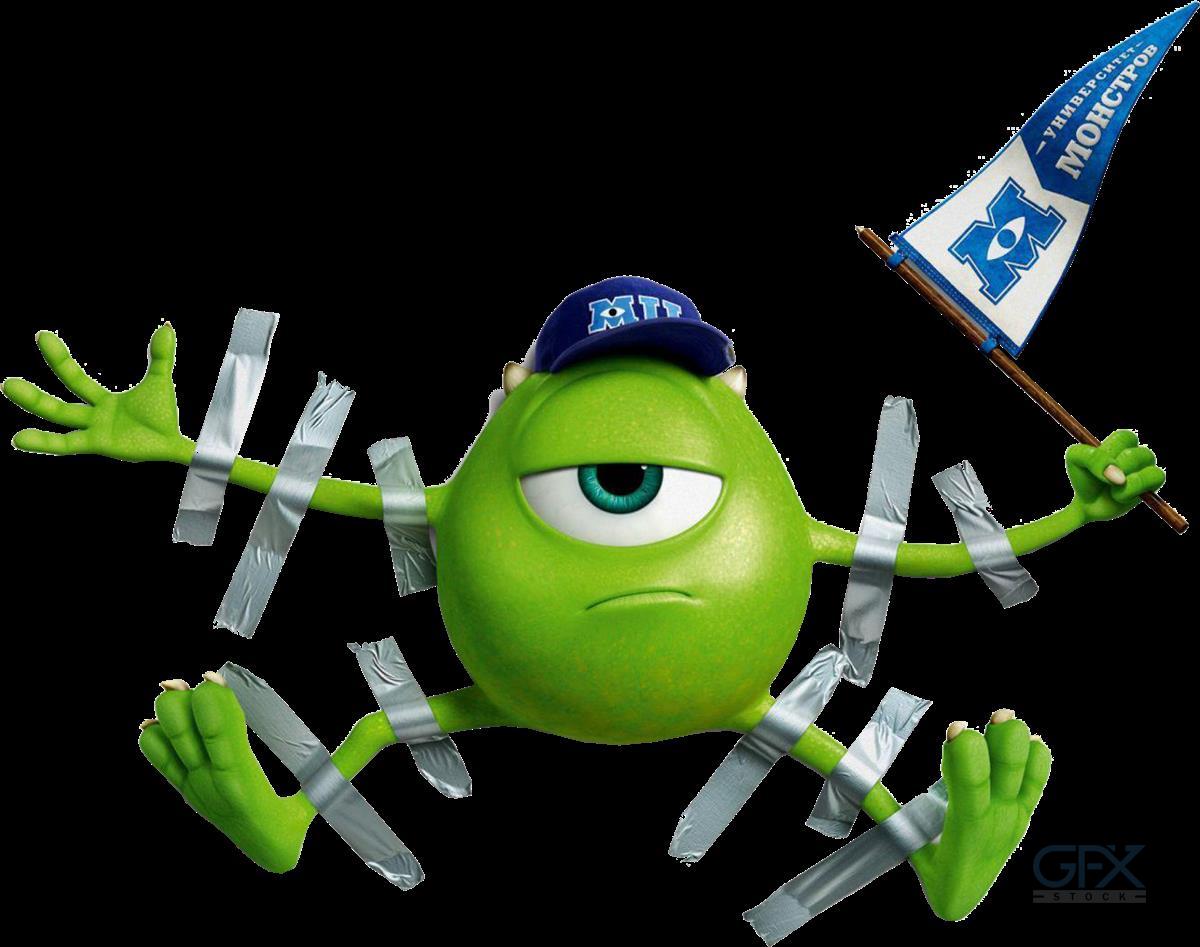 عکس مایک وازوفسکی Mike Wazowski Monsters University PNG