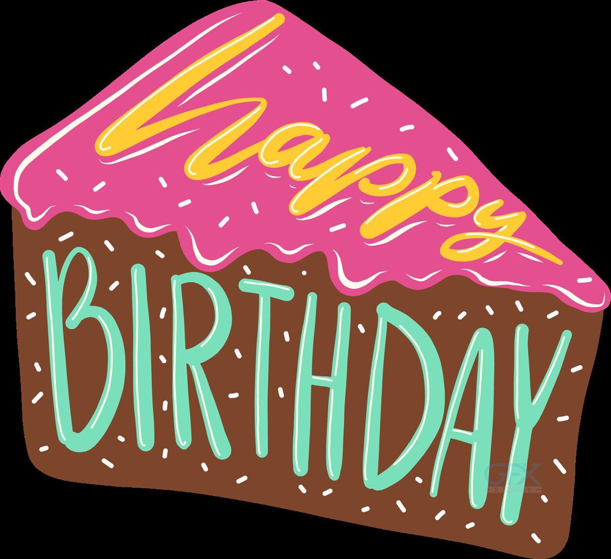 طرح کیک تولد دوربری Happy Birthday Cake PNG