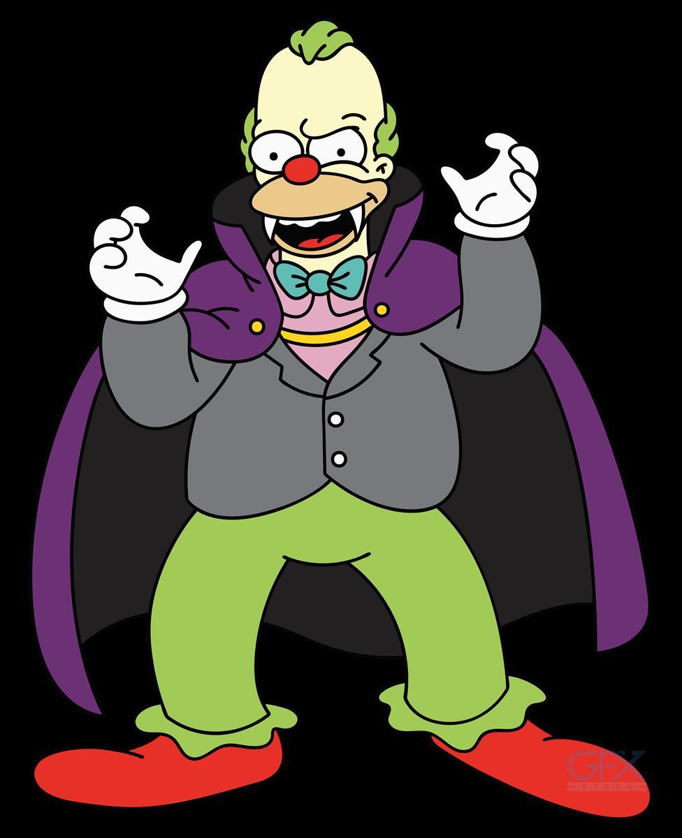 دانلود کاراکتر Krusty Clown و The Simpsons خون آشام