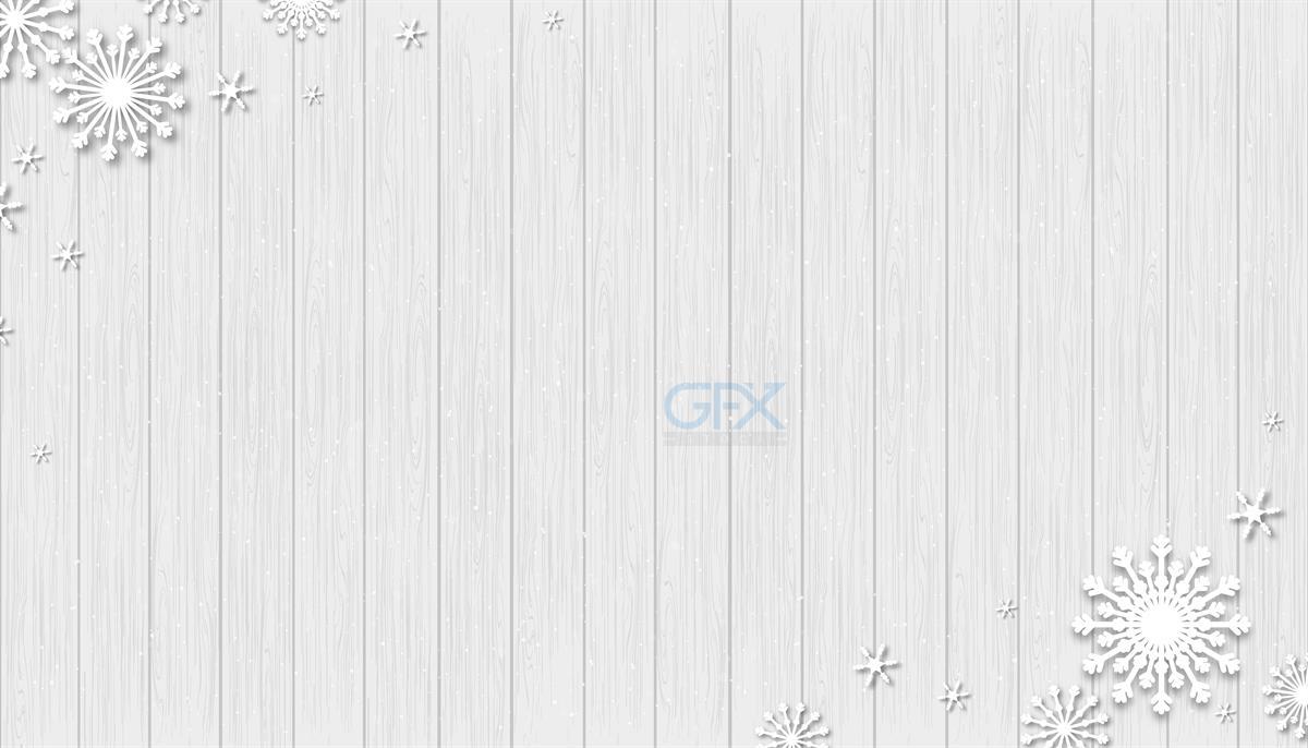 بک گراند چوب سفید White Wood Snowflake Background
