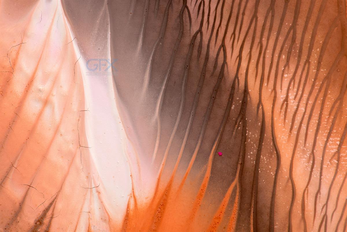 بافت ارگانیک Orange-Brown Texture