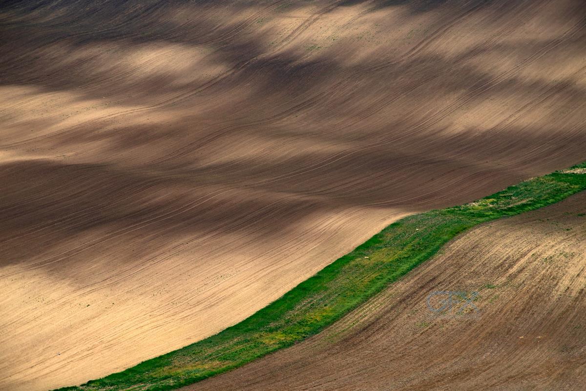 منظره روستایی Spring Hills در South Moravia