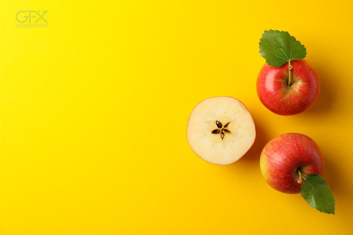 عکس سیب سرخ تازه Fresh Red Apples Wallpaper